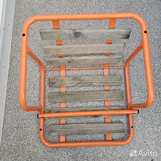 Качели металлические уличные с ограничителем