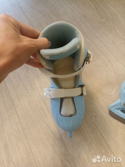 Детские раздвижные коньки р. 30-33