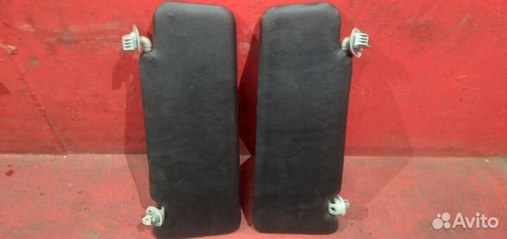 Сандеро 1 козырьки черные к-кт Renault Sandero