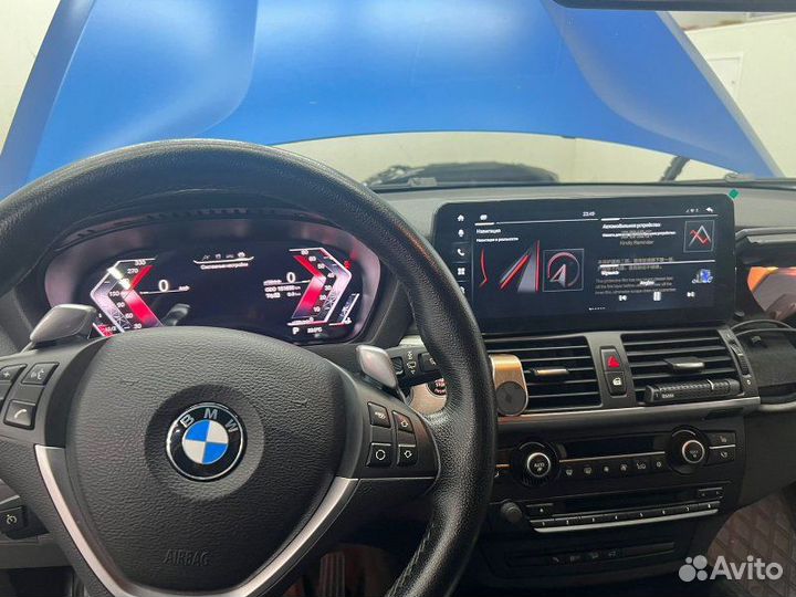 Приборная панель бумеранг + мультимедиа BMW X5 E70