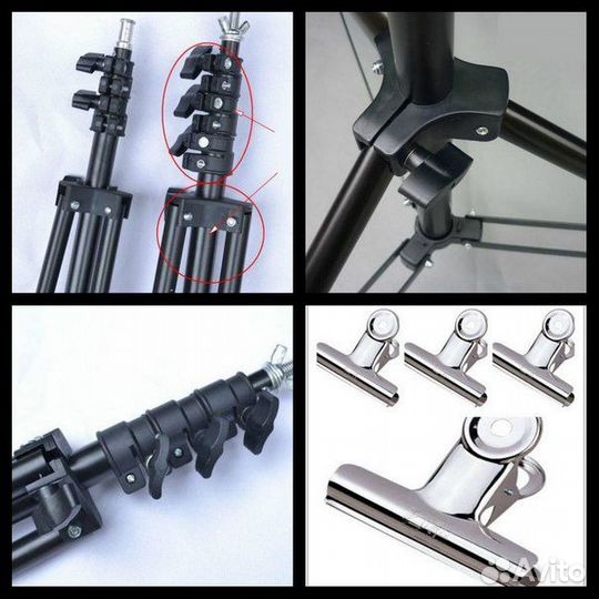 Система установки фонов,крепление фонов 2,6х3