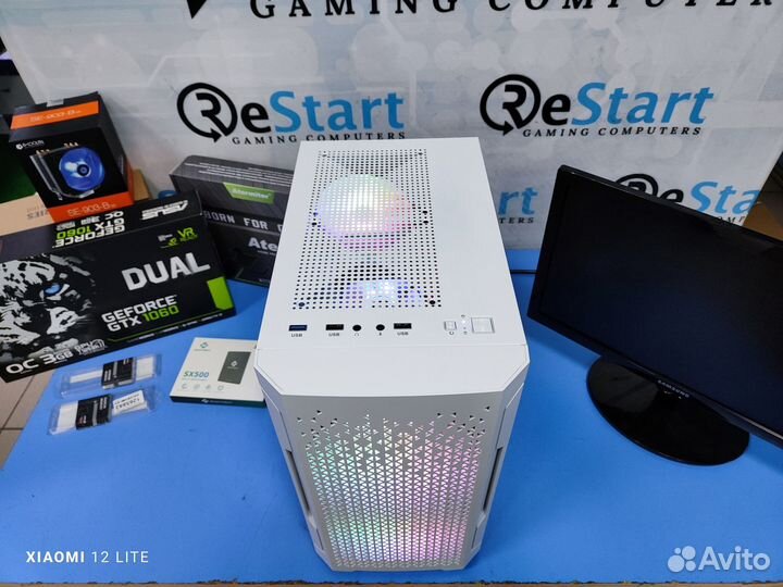 Белый красавец (8ядер\16ddr4\ssd\RX570 8gb)