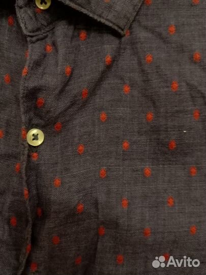 Рубашка мужская, сине чернильный цвет Mango 50 раз