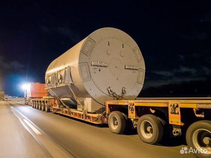 Услуги перевозки негабарита, трал