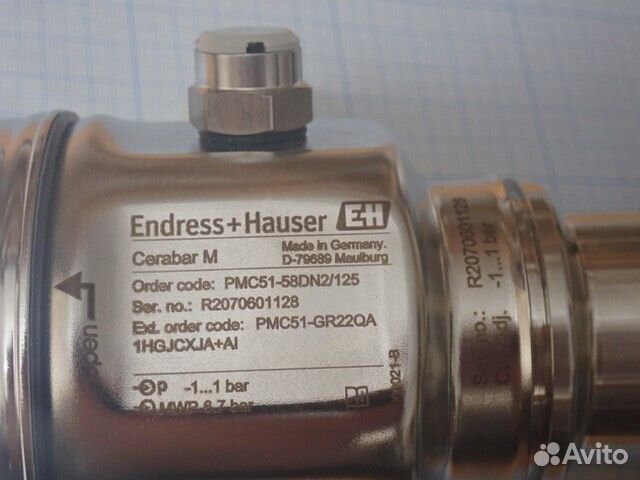 Преобразователь давления Endress+Hauser Cerabar M