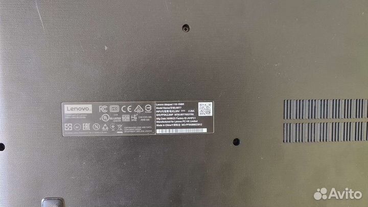 Ноутбук Lenovo 110-15ibr