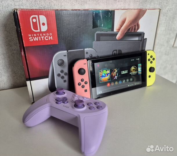 Nintendo Switch Прошитая с играми