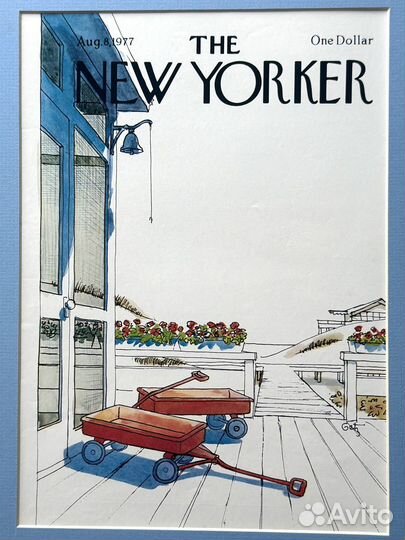 Постер из обложки The New Yorker 8 авг 1977