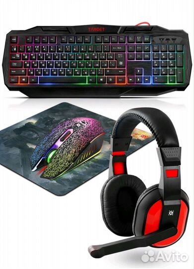 Компьютерная гарнитура набор новый