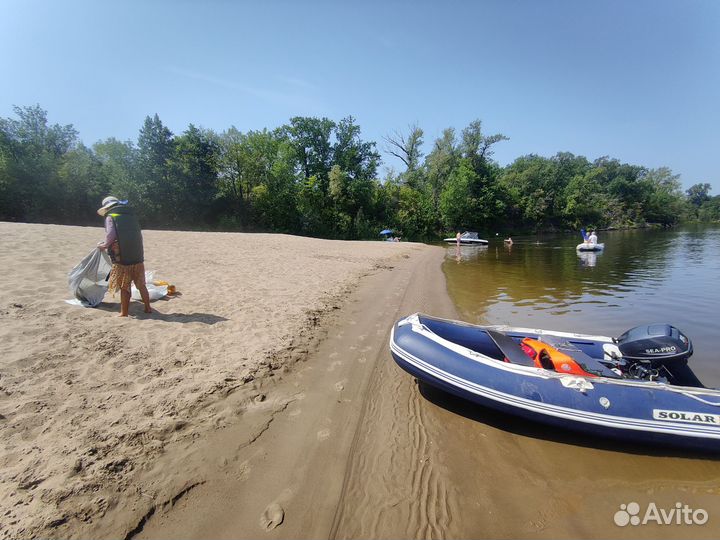 Надувная лодка Solar 310 и мотор 10 (15 лс)