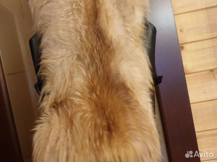 Меховая жилетка из лисы