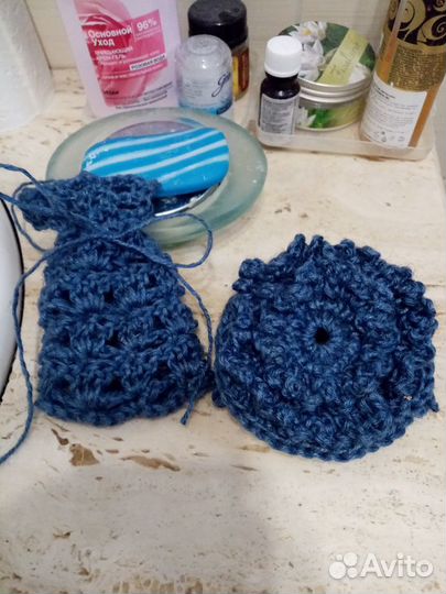 Мочалка ручной работы