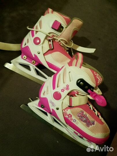 Коньки раздвижные для девочки