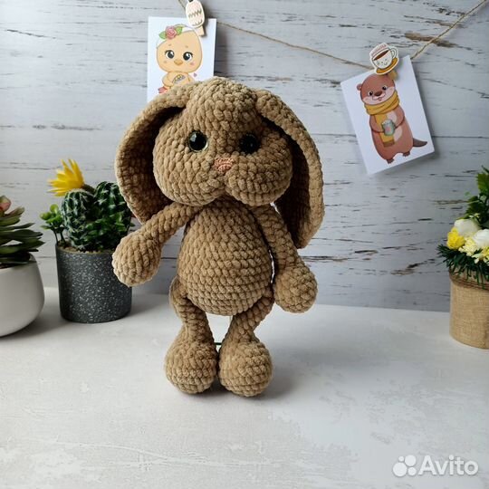 Плюшевый заяц мягкая игрушка зайка