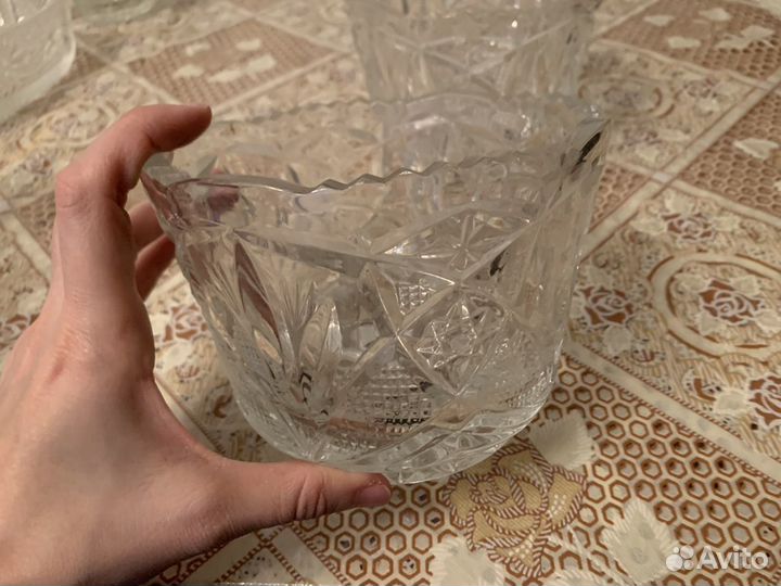 Хрустальная конфетница