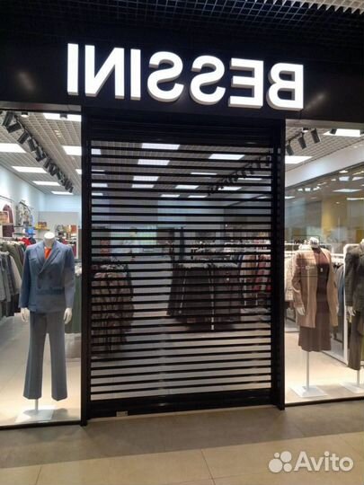 Рольставни противопожарные для витрины