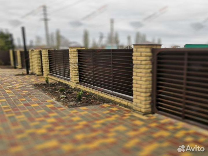 Забор жалюзи Еврозабор