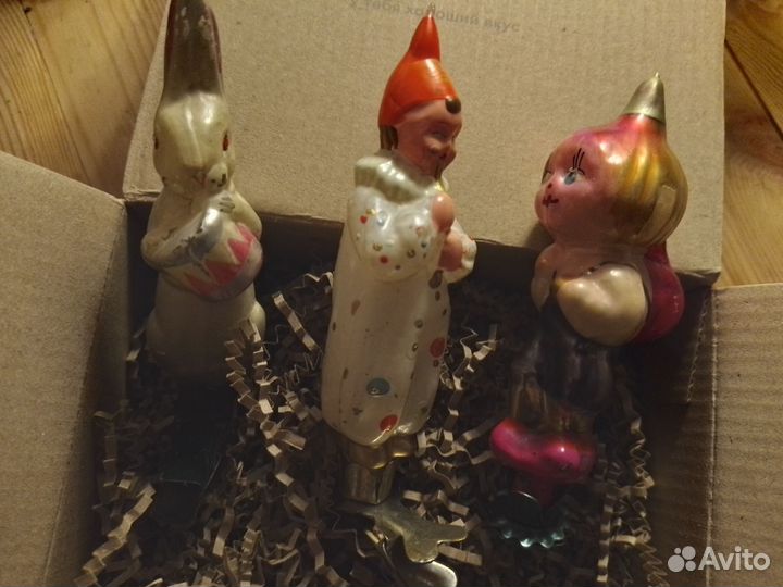 Елочные игрушки СССР