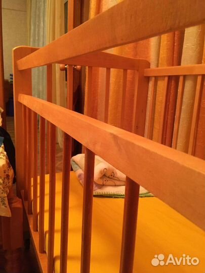 Детская кровать с матрацем до 3 лет