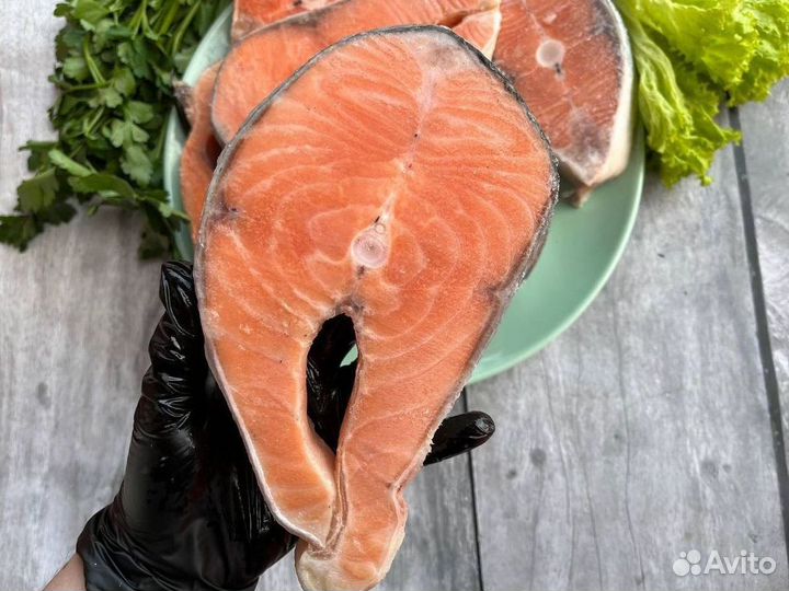 Стейк лосося опт