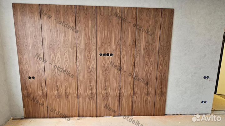 Стеновые панели с натуральным шпоном