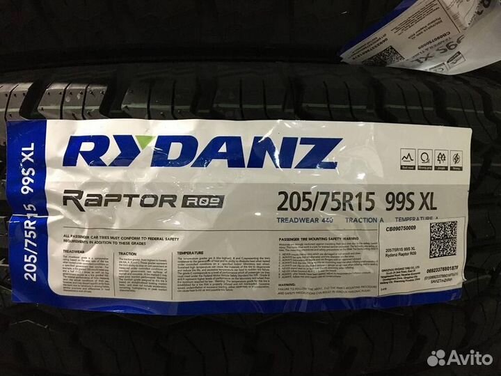 Rydanz Raptor R09 A/T 205/75 R15 99S