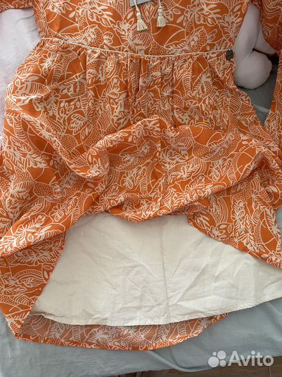 Платье из натурального шелка 42