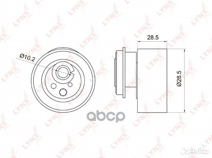 Ролик натяжителя ремня грм PB-1045 lynxauto