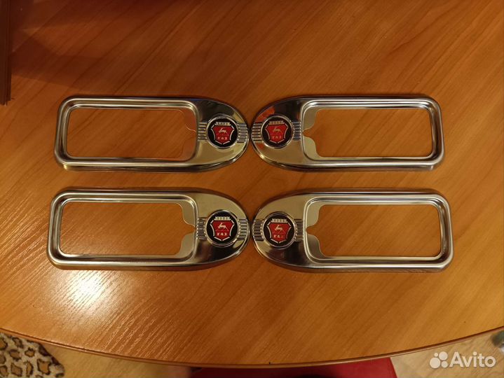 Новые накладки под ручки газ Волга хром