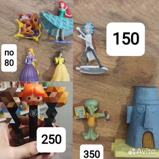 Фигурки и киндеры