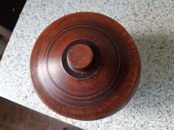 Глиняный горшок для запекания 2 литра