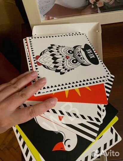 Развивающие карточки для новорожденных