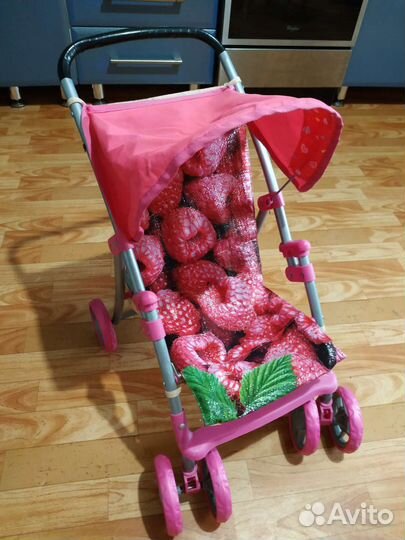 Коляска для кукол + большой дом + кукла с перенос