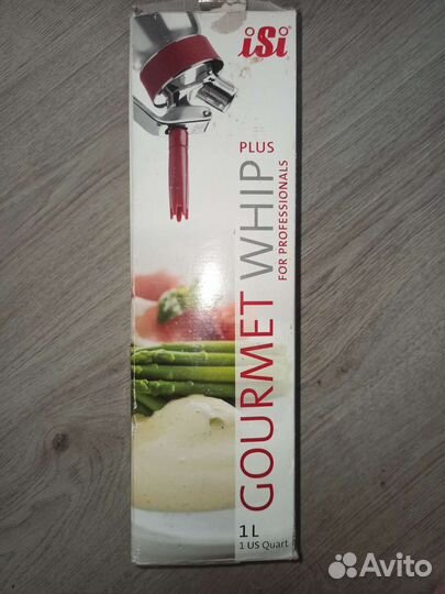 ISi Кремер-сифон Gourmet Whip 1л + 72 баллончика