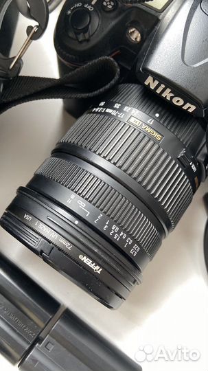 Nikon d7000 + sigma 17-70 + kit 18-105 + helios