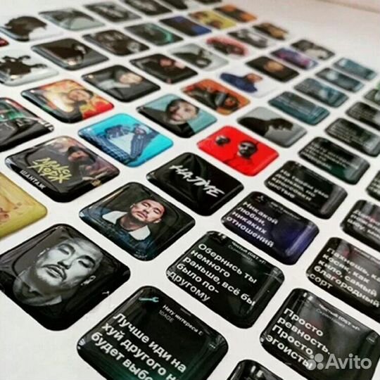 3D стикеры розница на заказ