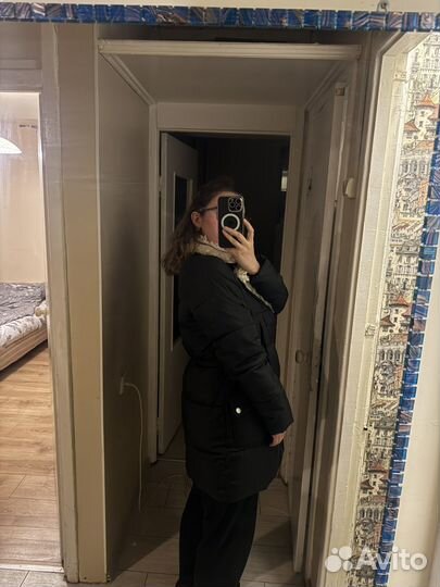 Пуховик женский 42 44 черный