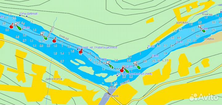 Garmin Navicom Подробная карта реки 2023