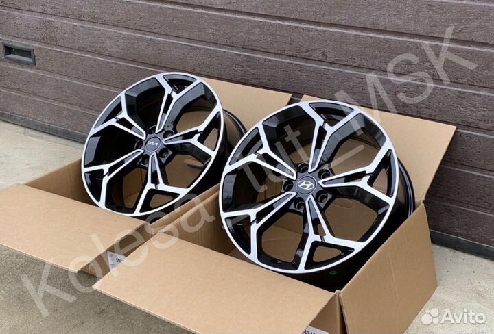 Диски r19 Kia Hyundai Black Machined