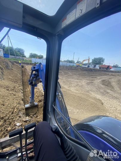 Услуги мини экскаватора на гусеничном ходу