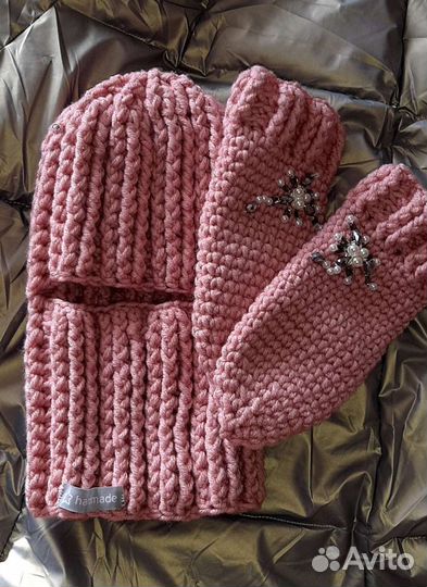 Балаклава, варежки, шапка, снуд