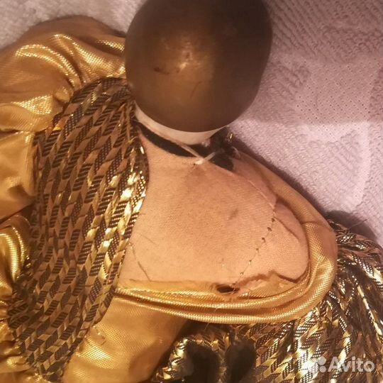 Кукла фарфоровая. Паяц. винтаж