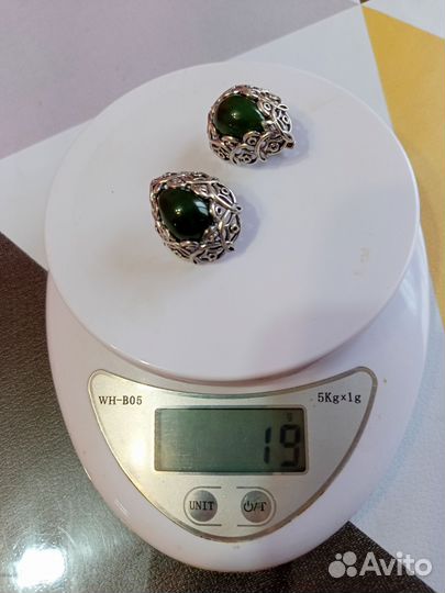 Винтажные серьги 925