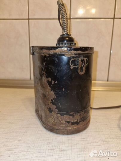 Лабораторный фонарь для проявки фото печать СССР