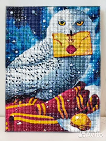 Алмазная мозаика готовая Гарри Поттер 30х40