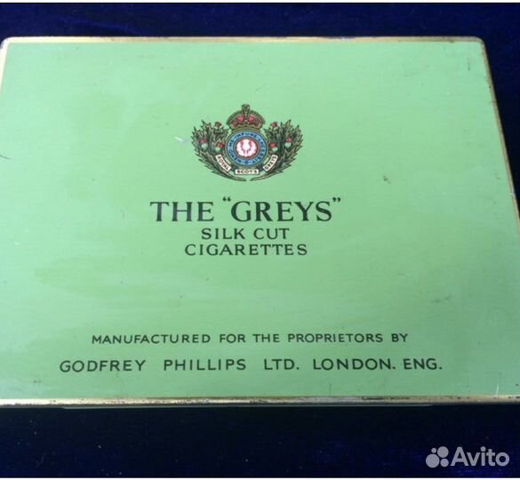 Антикварная коробка бокс от сигар