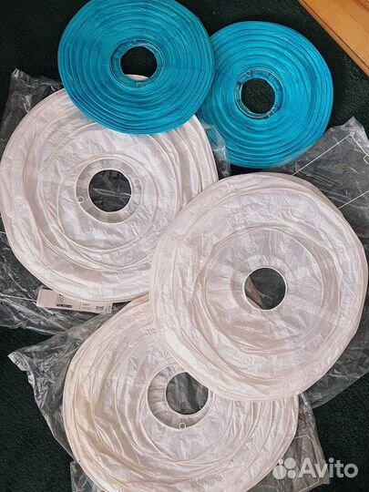 IKEA абажур для лампы Regolit бумажный и другие