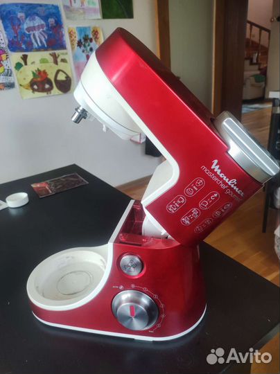 Кухонная машина Moulinex с доп. блендером и тёркой
