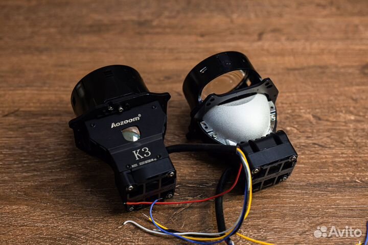 Bi LED Линзы Aozoom Установка билед би лед лэд