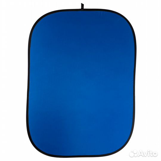 Фон Meking на дуге тканый, голубой/зеленый (хромакей), 148х208 см